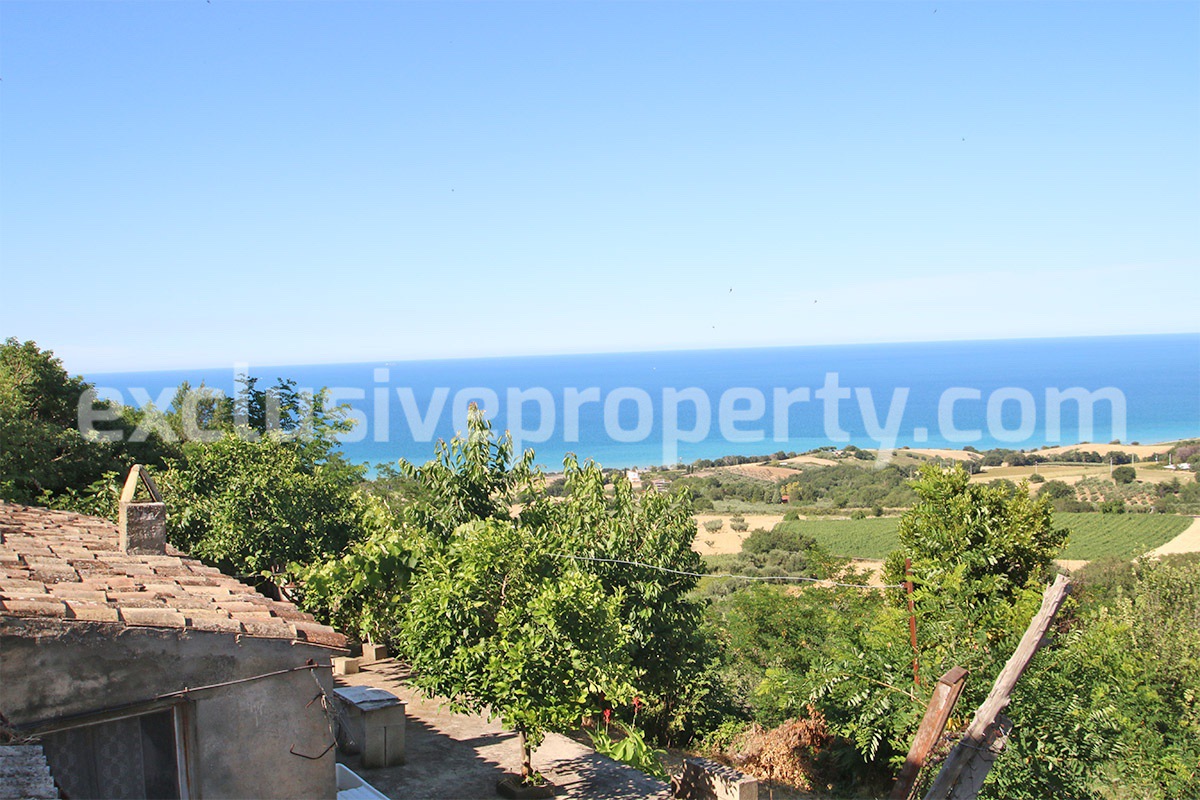 House with visual Tremiti Islands the hills and the sea for sale in Italy Molise 17