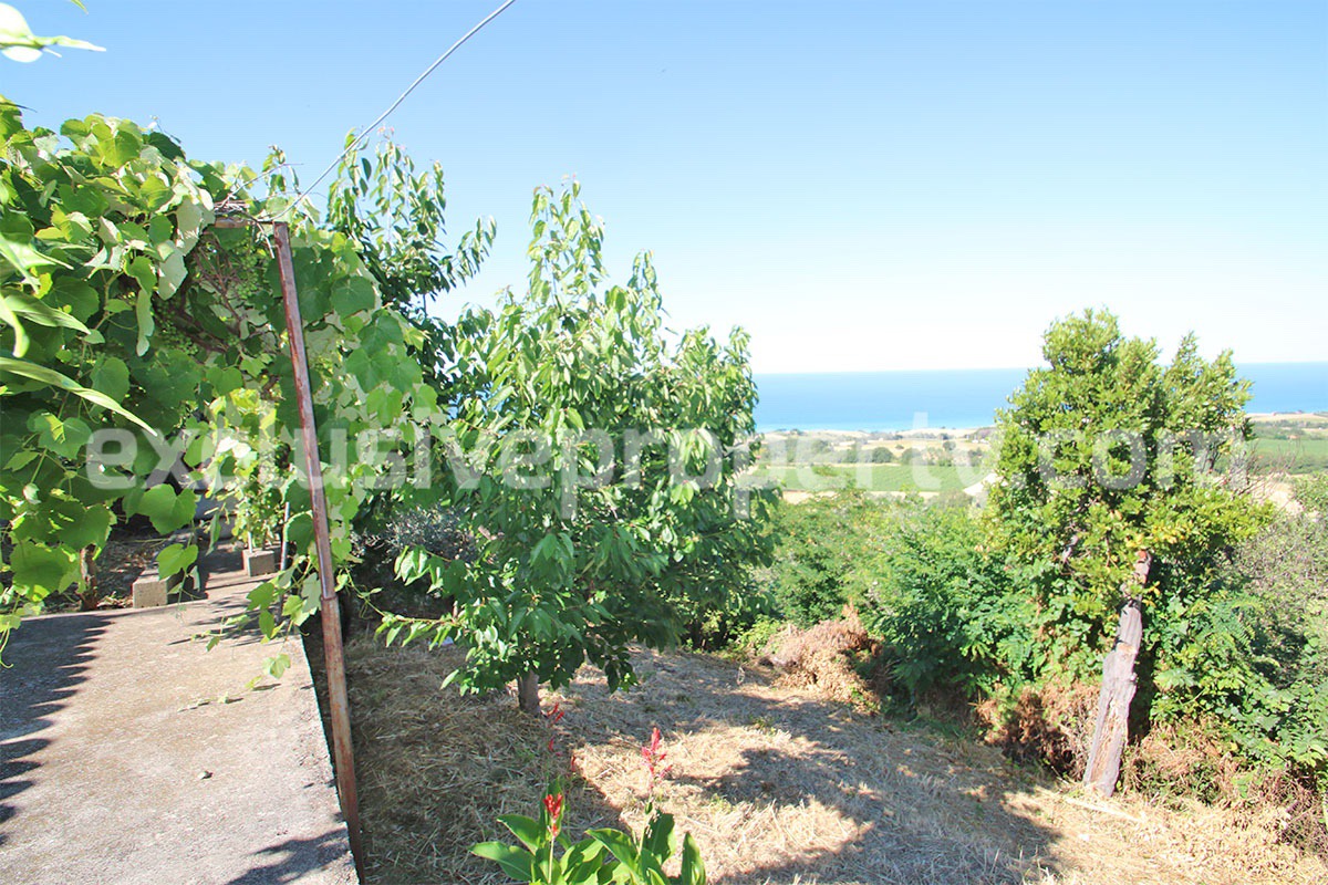 House with visual Tremiti Islands the hills and the sea for sale in Italy Molise 18