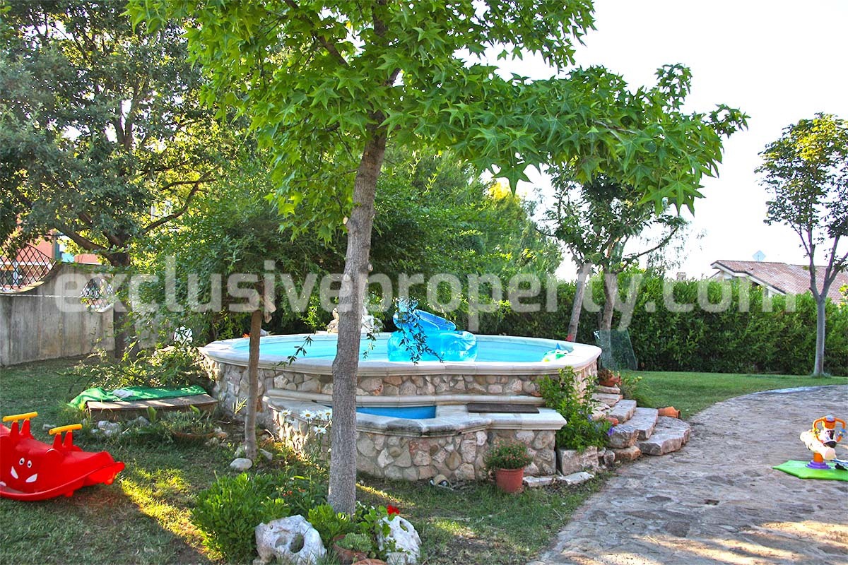 Luxury villa in brick habitable with sea view for sale in Termoli Molise Italy 3