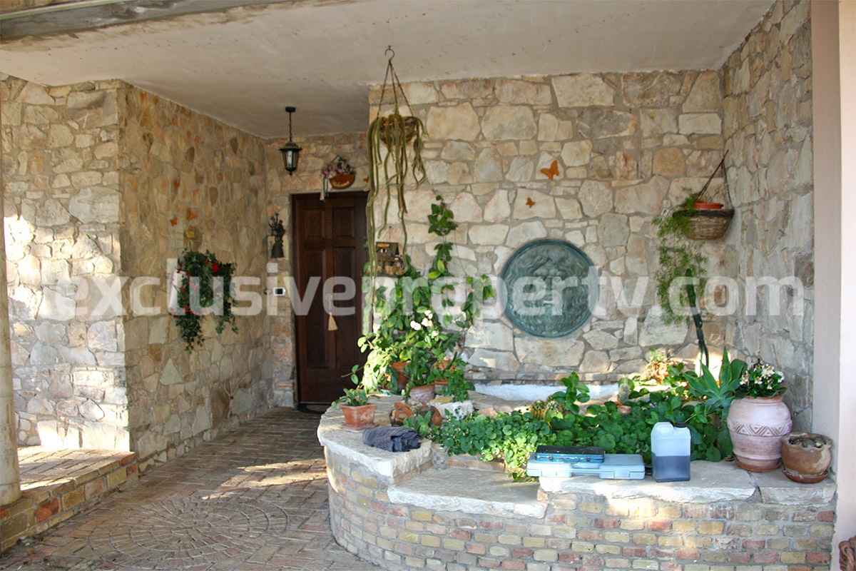 Luxury villa in brick habitable with sea view for sale in Termoli Molise Italy 13