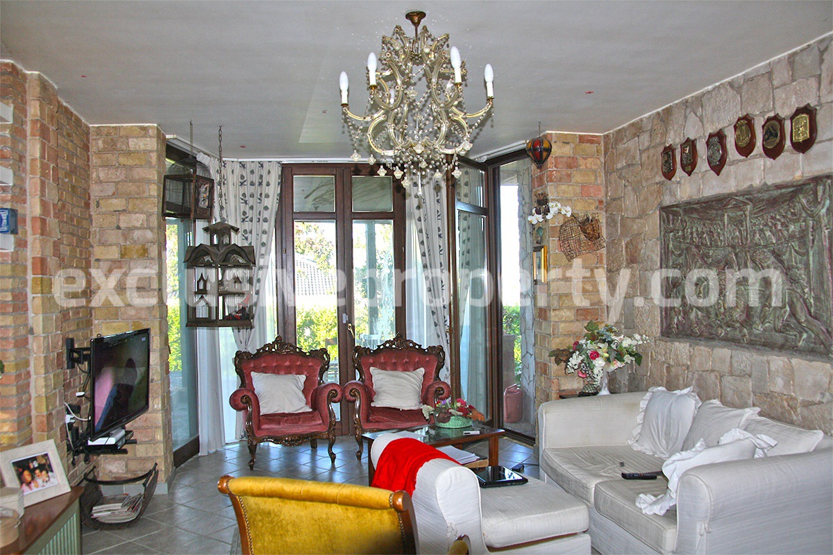 Luxury villa in brick habitable with sea view for sale in Termoli Molise Italy 14