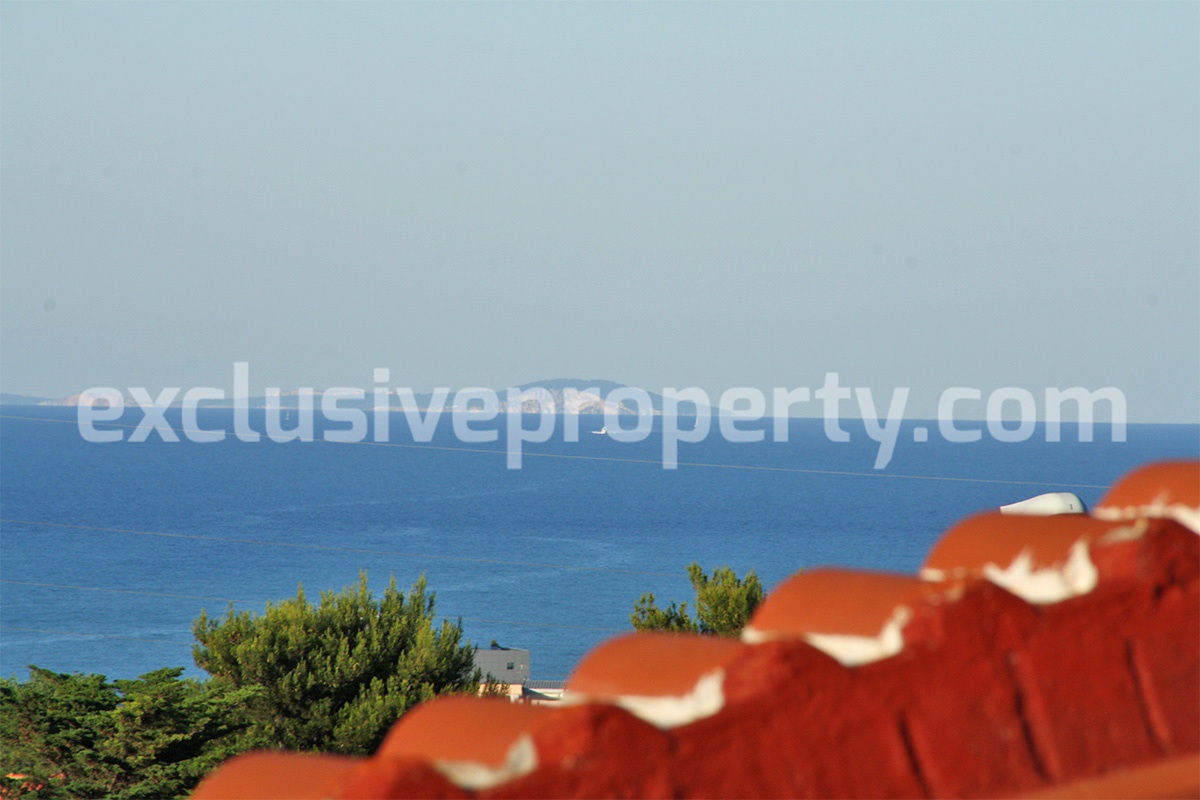 Luxury villa in brick habitable with sea view for sale in Termoli Molise Italy 30