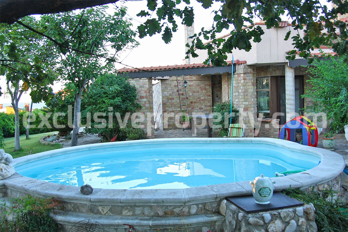 Luxury villa in brick habitable with sea view for sale in Termoli Molise Italy 43