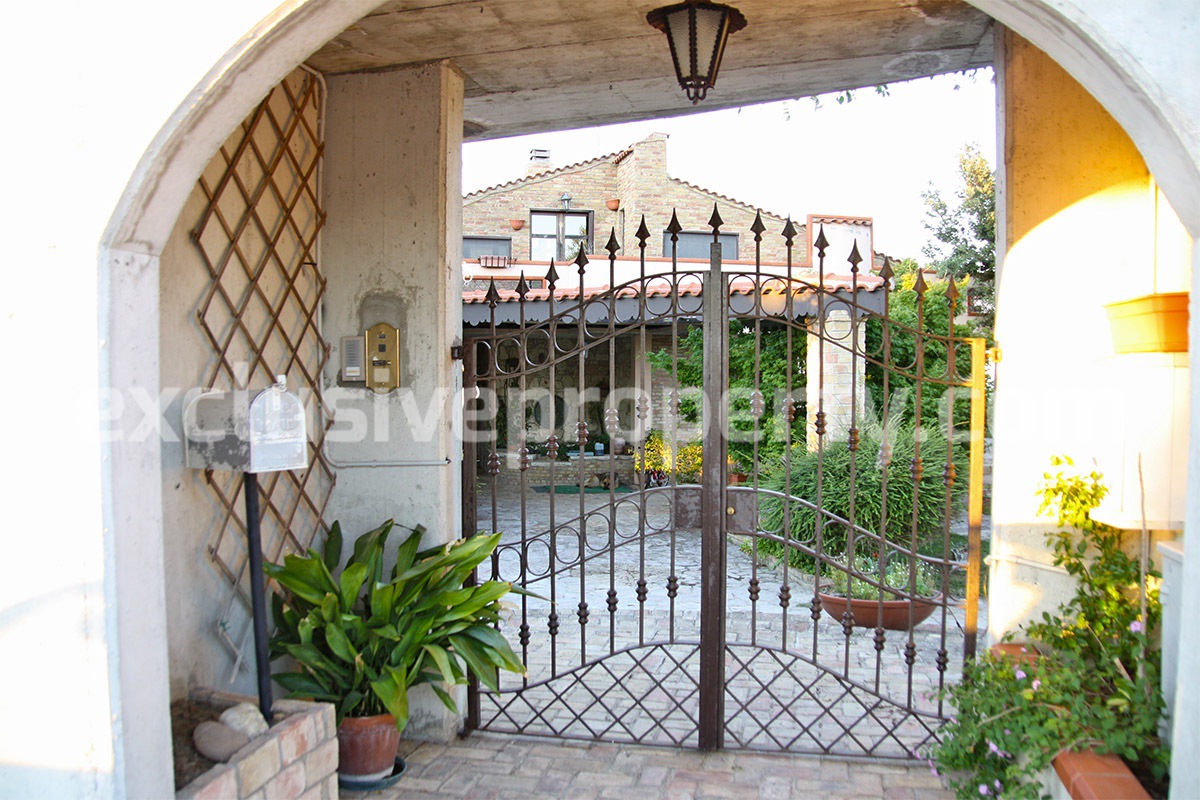 Luxury villa in brick habitable with sea view for sale in Termoli Molise Italy 45