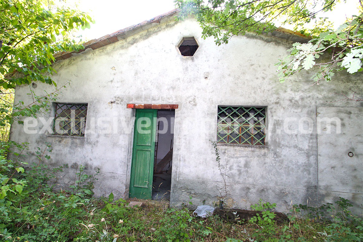 Stone cottage with well and hectares for sale in Abruzzo