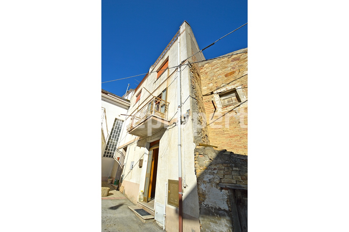 Italian property for sale with terrace sea view Abruzzo Cupello