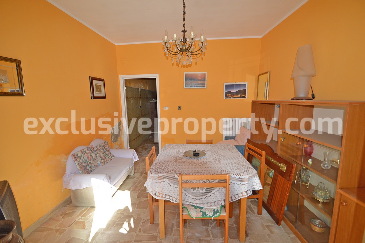 Italian property for sale with terrace sea view Abruzzo Cupello