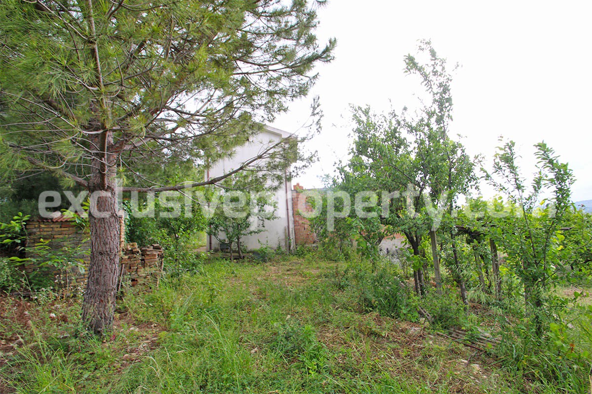 House surrounded by greenery with a large terrace for sale in Scerni - Abruzzo
