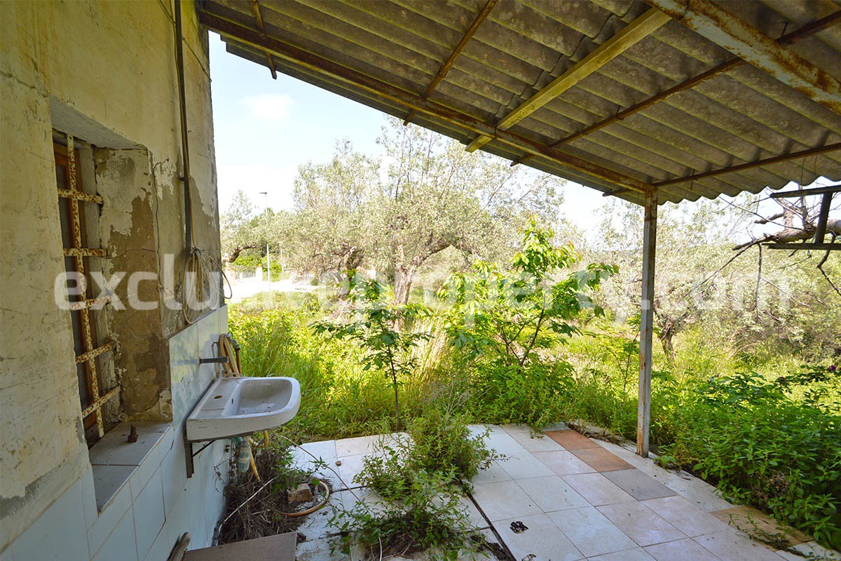 Cottage with sea view and flat land 2 hectares for sale in Abruzzo 4