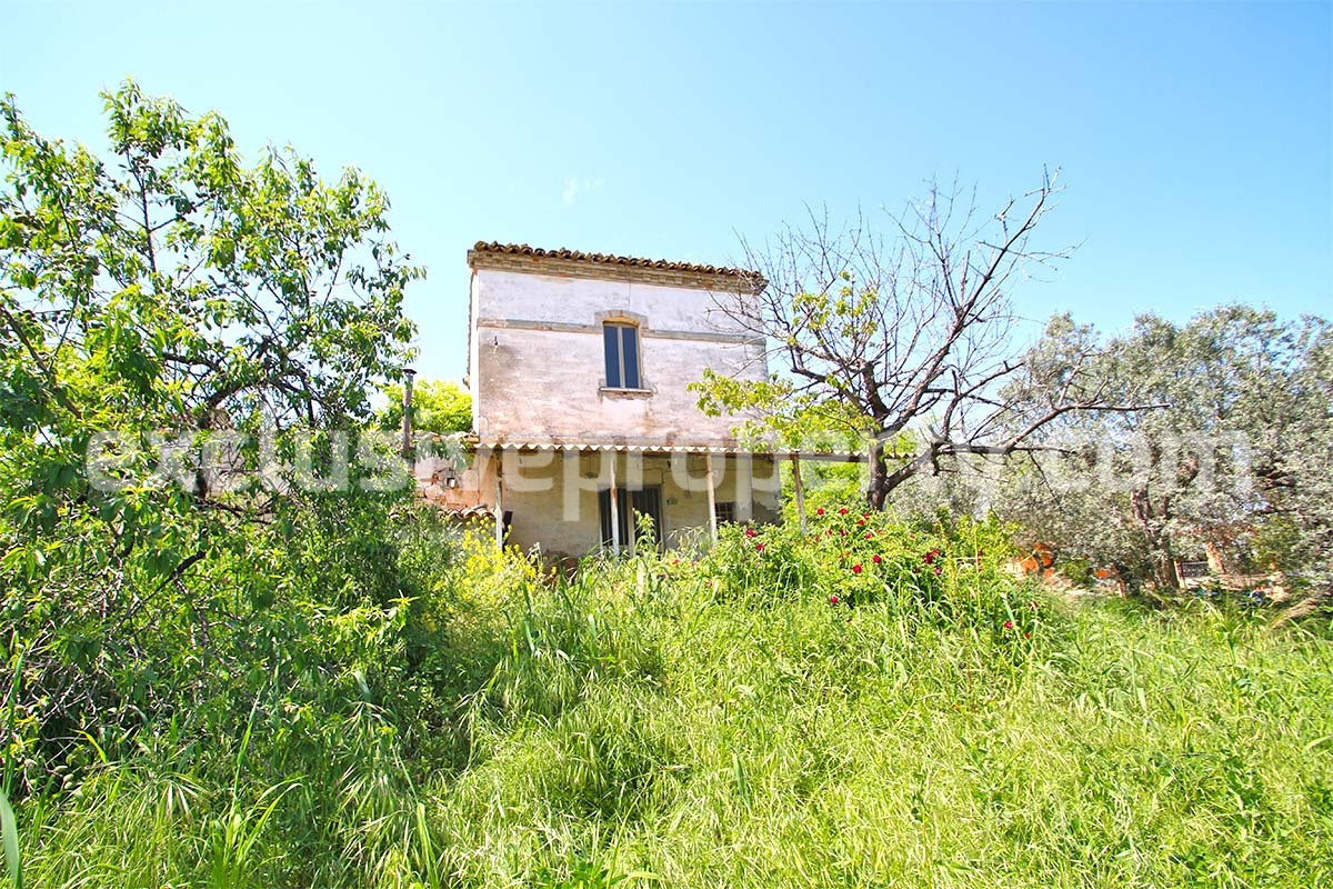 Cottage with sea view and flat land 2 hectares for sale in Abruzzo 10
