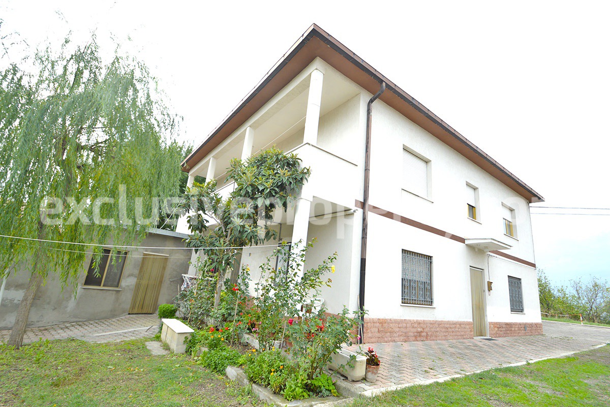 Habitable house with land and outbuildings for sale in Italy 1