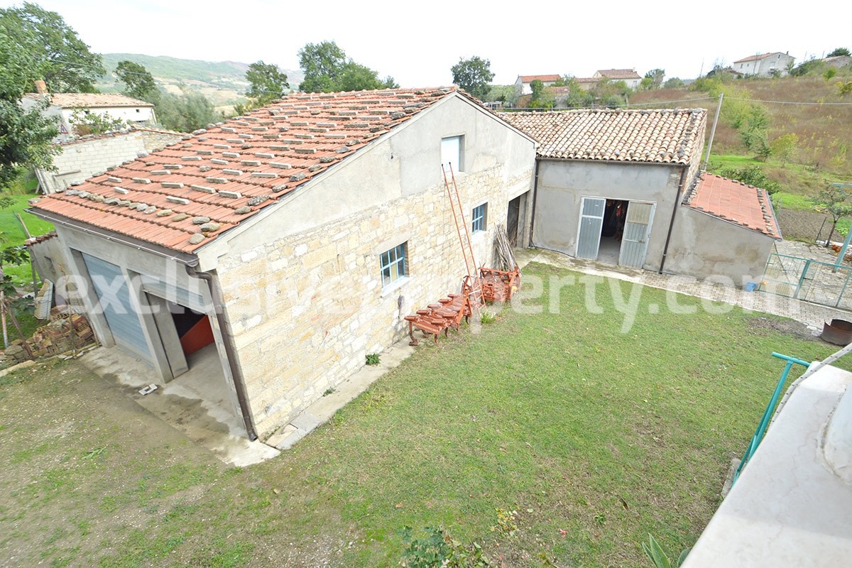 Habitable house with land and outbuildings for sale in Italy 41