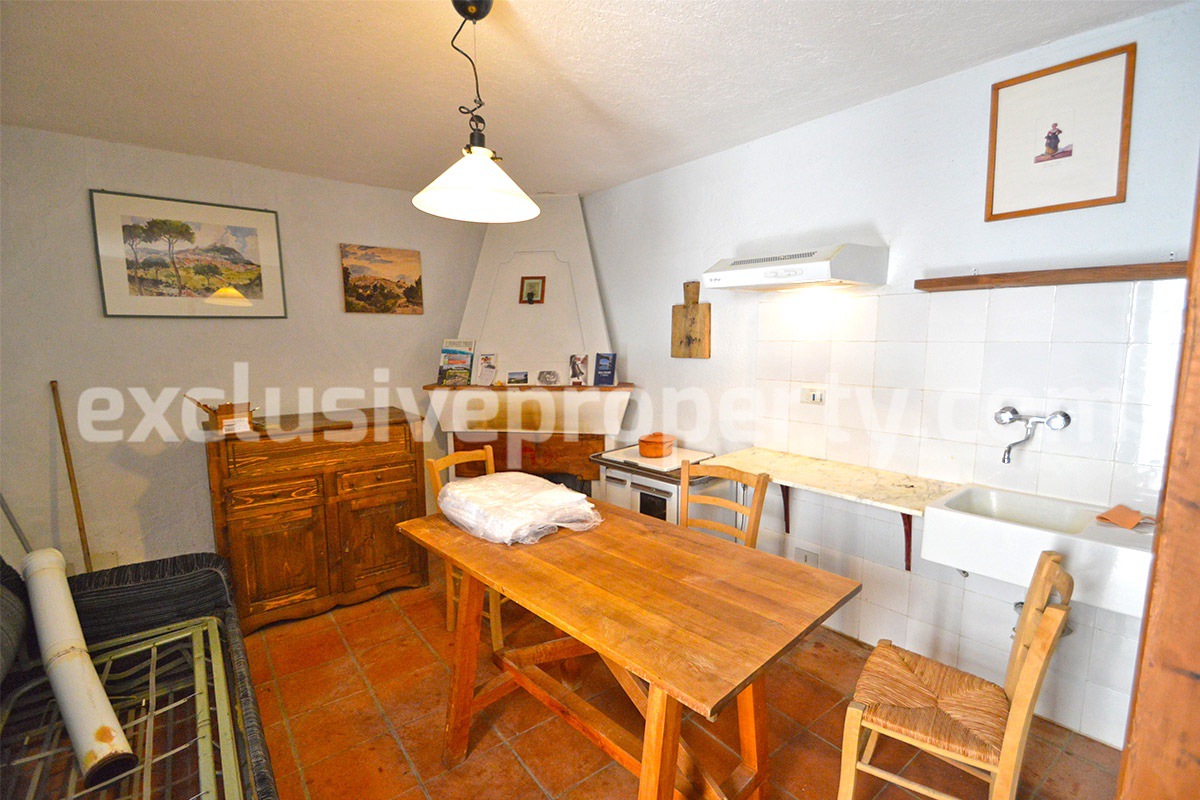 Small house completely renovated in rustic style for sale in Molise