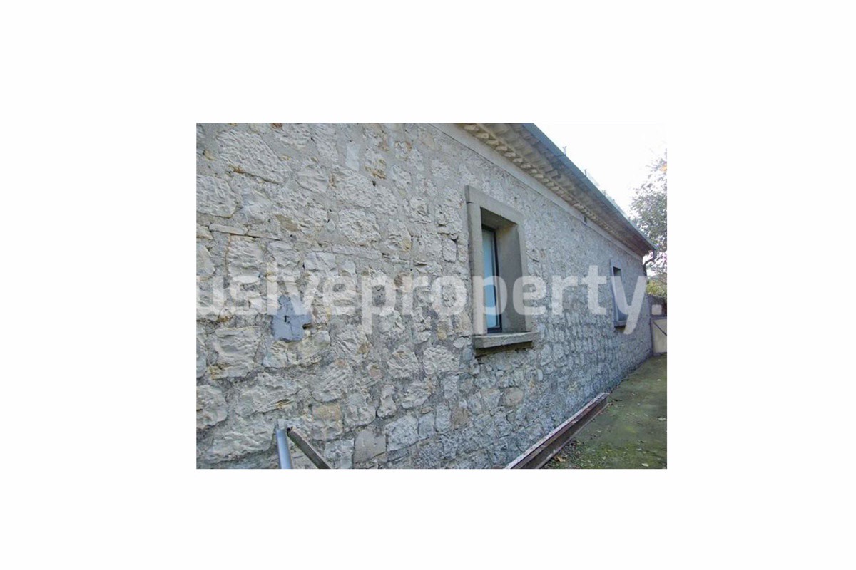 Ancient stone house with building garden for sale in Abruzzo 19