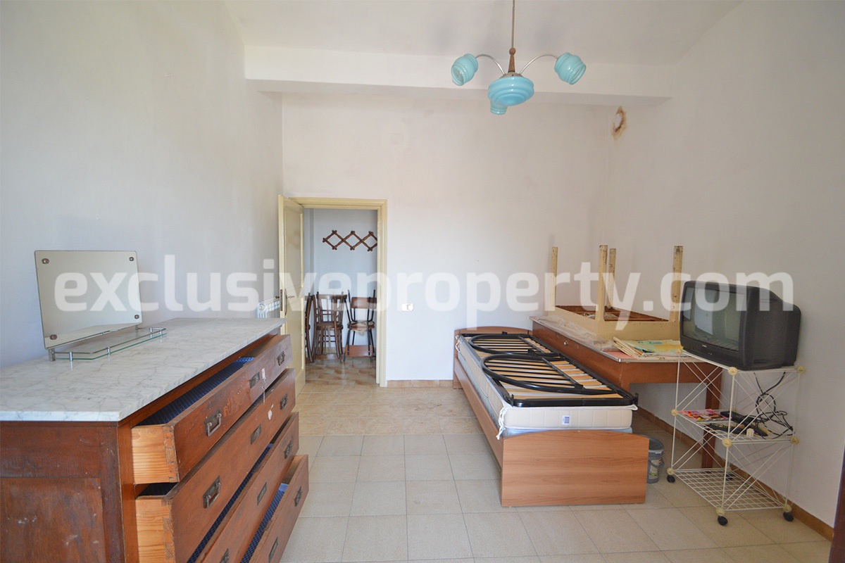 Spacious habitable house with panoramic terrace and flat garden for sale in Abruzzo 44