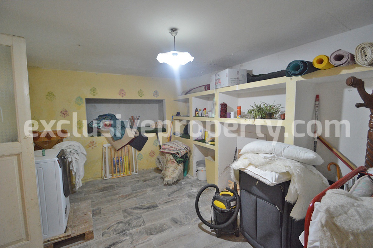 Town house with panoramic terrace cellar and garage for sale in Abruzzo 9