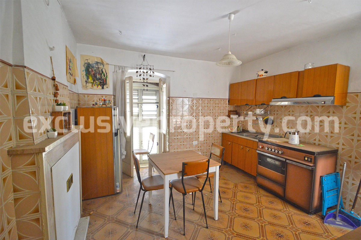 Town house with panoramic terrace cellar and garage for sale in Abruzzo 15