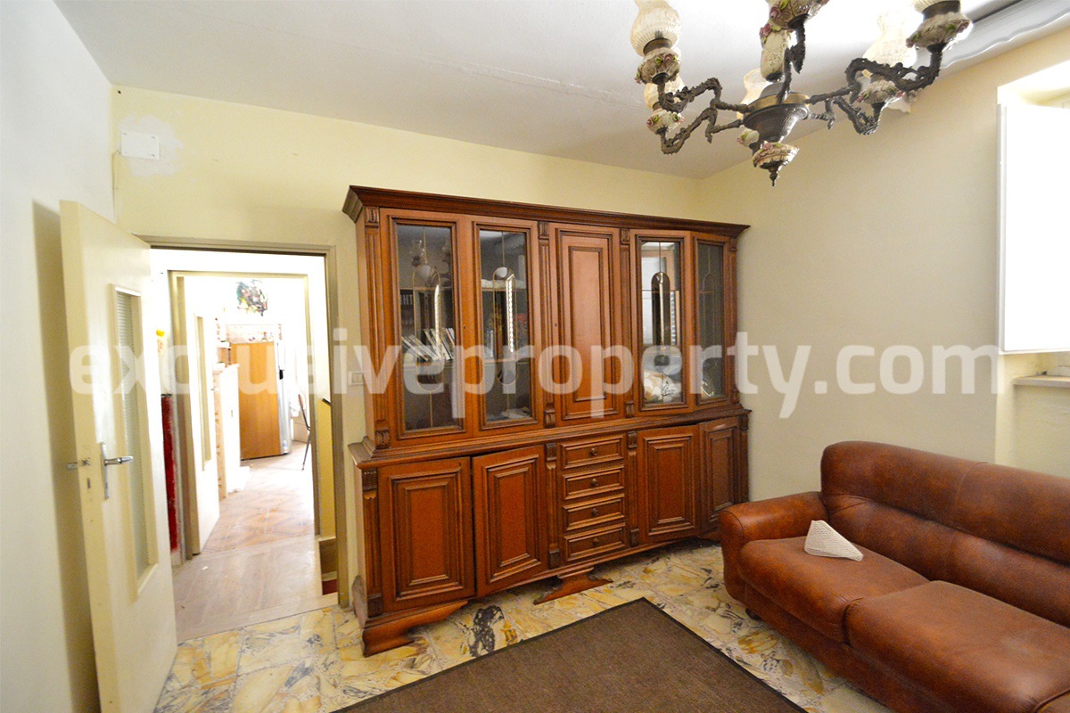 Town house with panoramic terrace cellar and garage for sale in Abruzzo 17