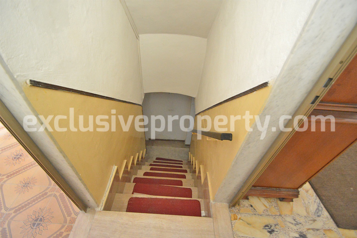 Town house with panoramic terrace cellar and garage for sale in Abruzzo 28