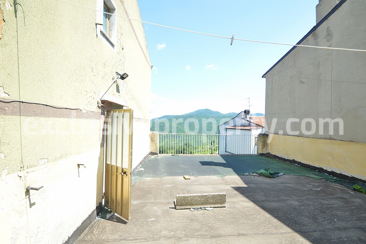 Town house with panoramic terrace cellar and garage for sale in Abruzzo 22