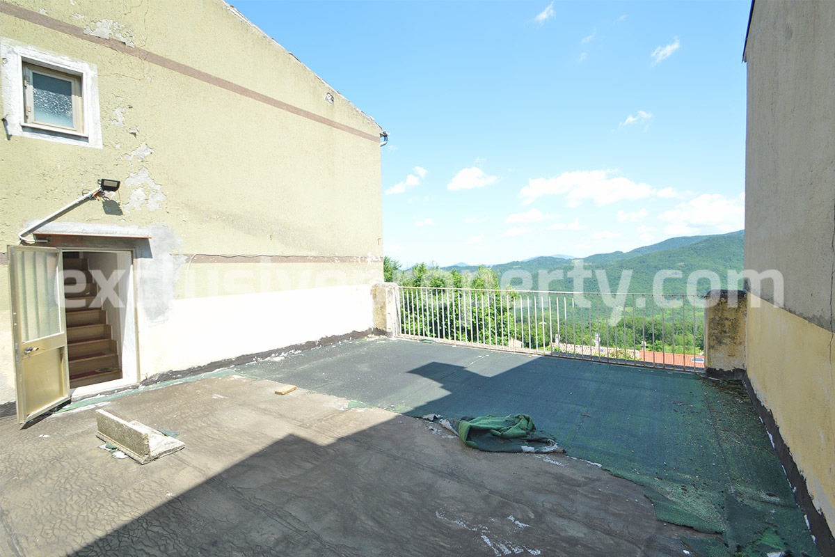 Town house with panoramic terrace cellar and garage for sale in Abruzzo 23