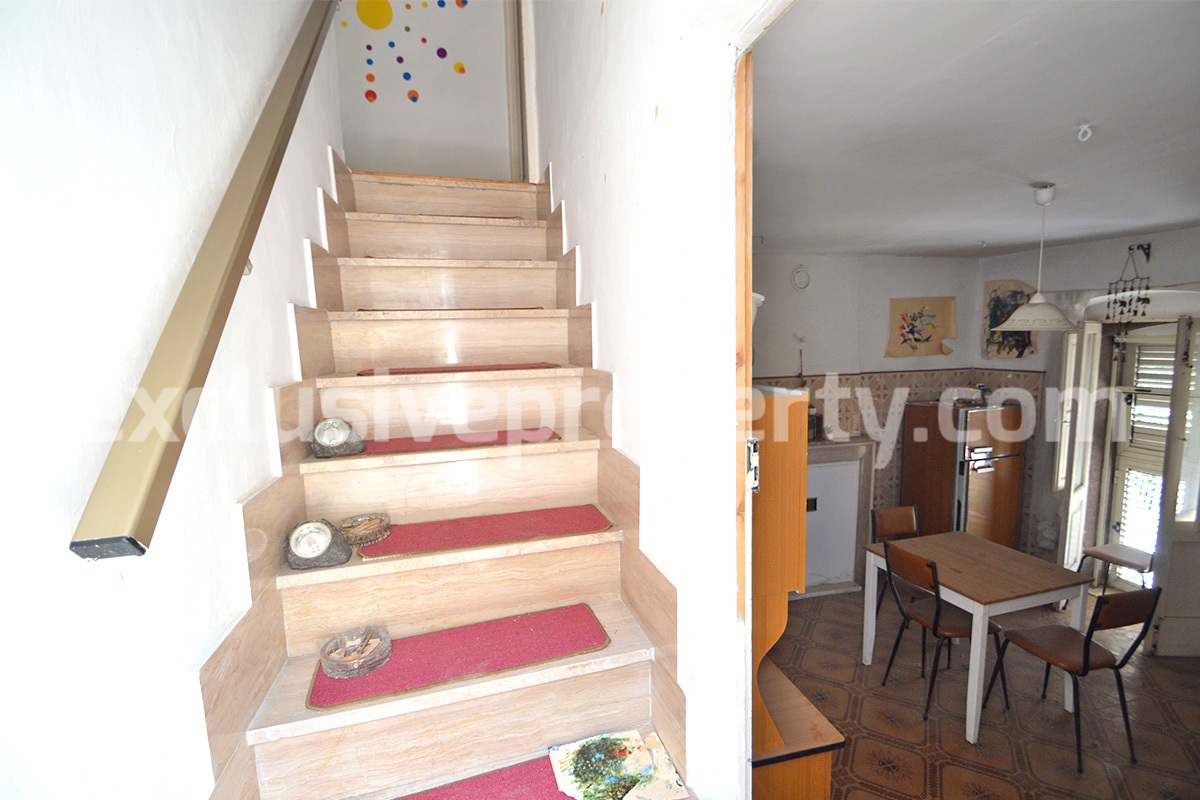 Town house with panoramic terrace cellar and garage for sale in Abruzzo 27