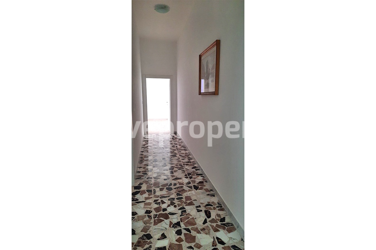 House completely renovated with large terrace and courtyard for sale in Ururi