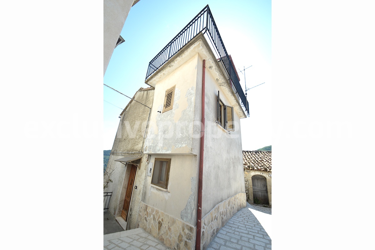 Cheap habitable town house in Molise - Montemitro