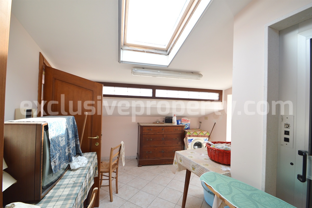 Spacious habitable house with private lift - garage and terrace for sale in Casalbordino - Abruzzo 54