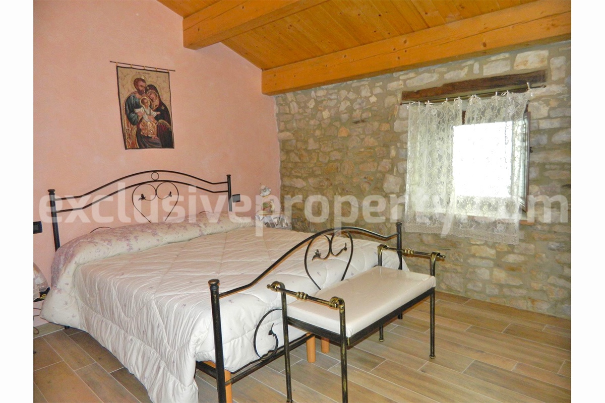 Lovely stone and character house renovated for sale in Abruzzo Italy - Guilmi 2