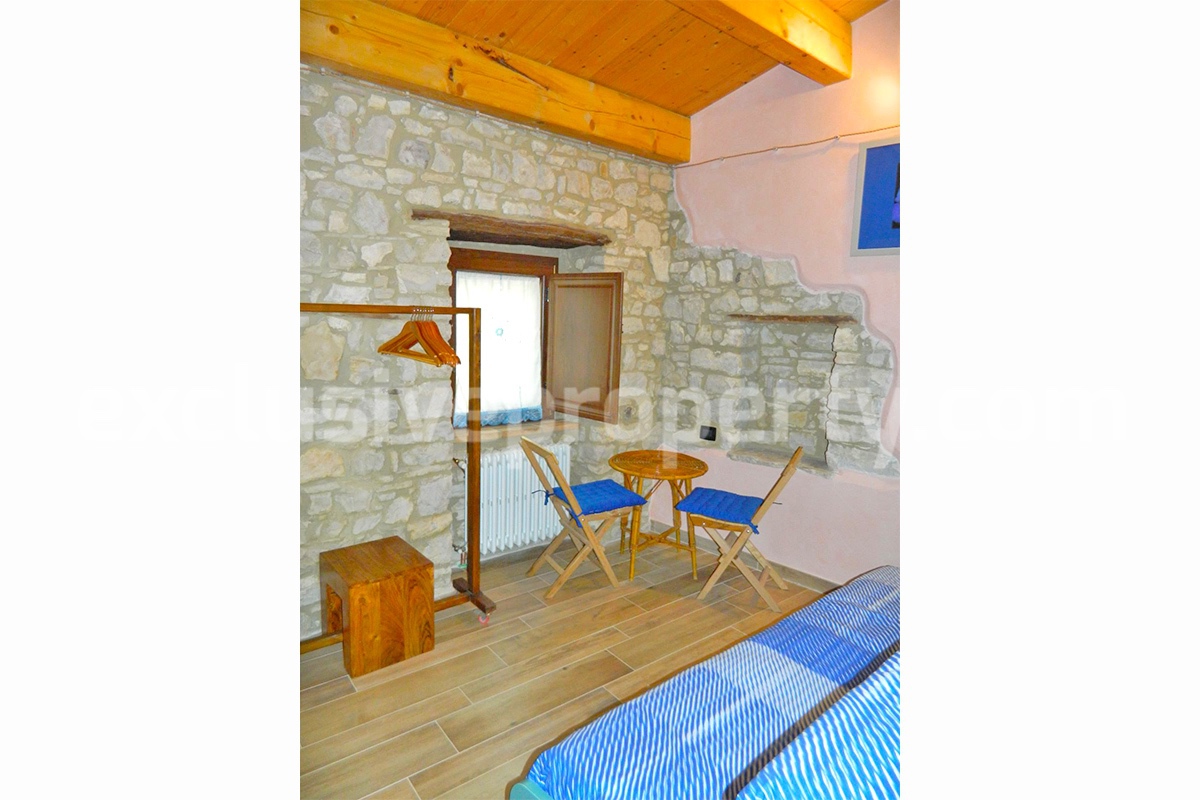 Lovely stone and character house renovated for sale in Abruzzo Italy - Guilmi 10
