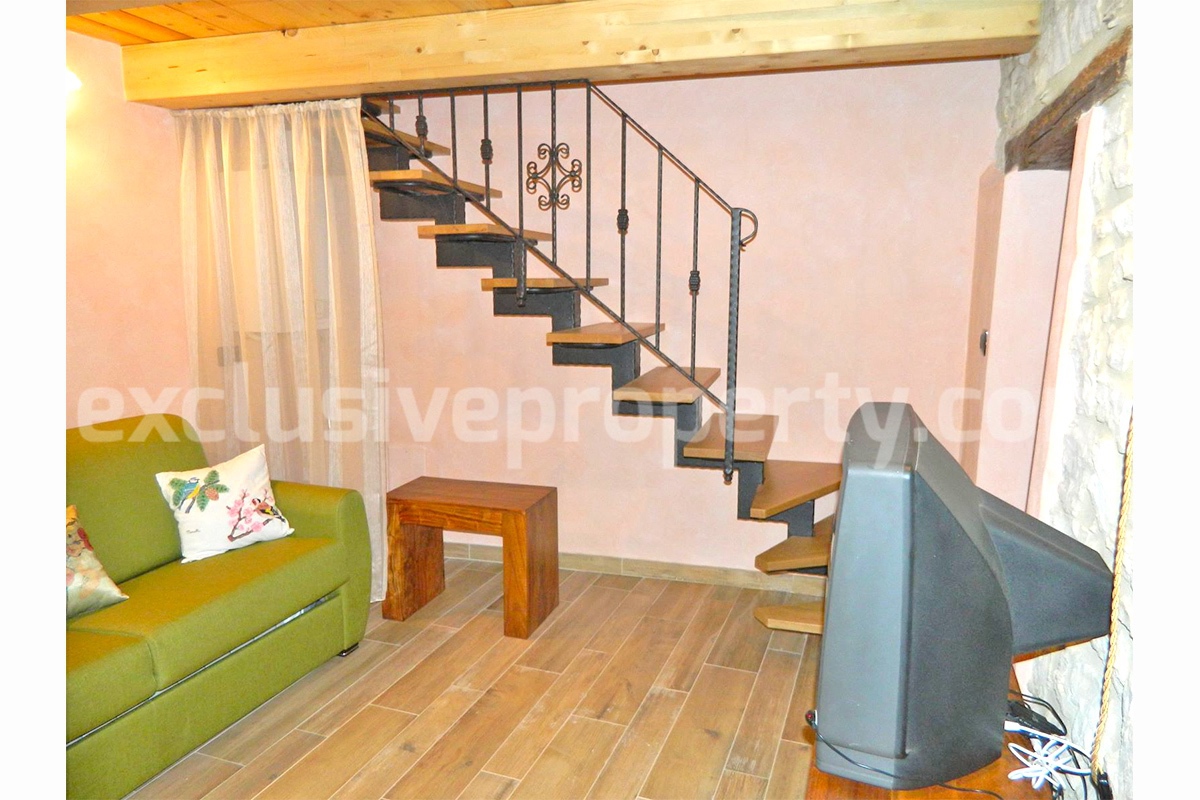 Lovely stone and character house renovated for sale in Abruzzo Italy - Guilmi 21