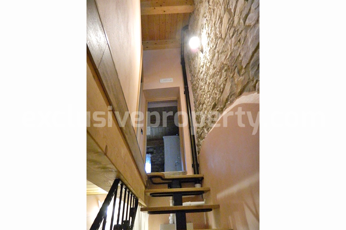 Lovely stone and character house renovated for sale in Abruzzo Italy - Guilmi 17