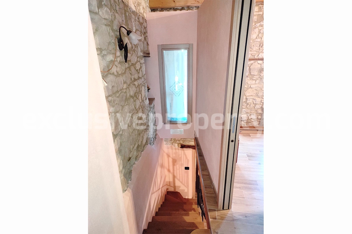 Lovely stone and character house renovated for sale in Abruzzo Italy - Guilmi 15