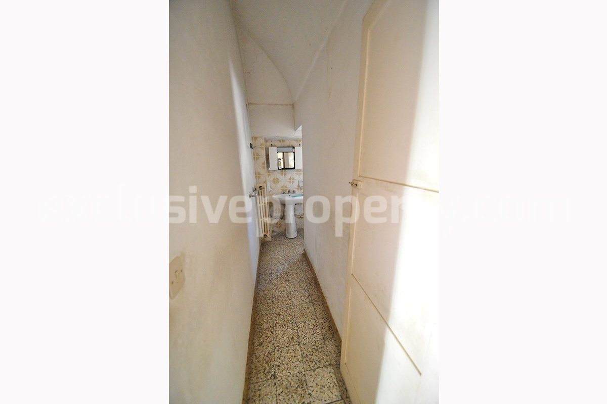 Spacious house with terrace and two gardens with fences for sale in Molise