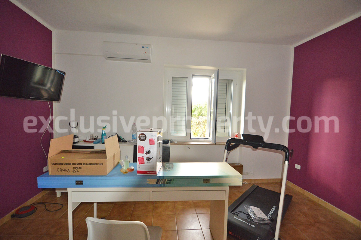 Beautiful town of Casalbordino - apartment for sale with garage and garden