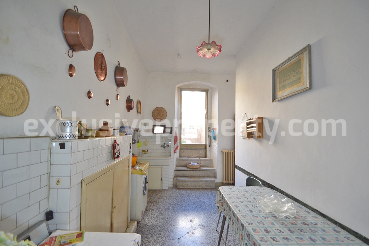 Big old property with outdoor space for sale in Portocannone in Molise - Italy