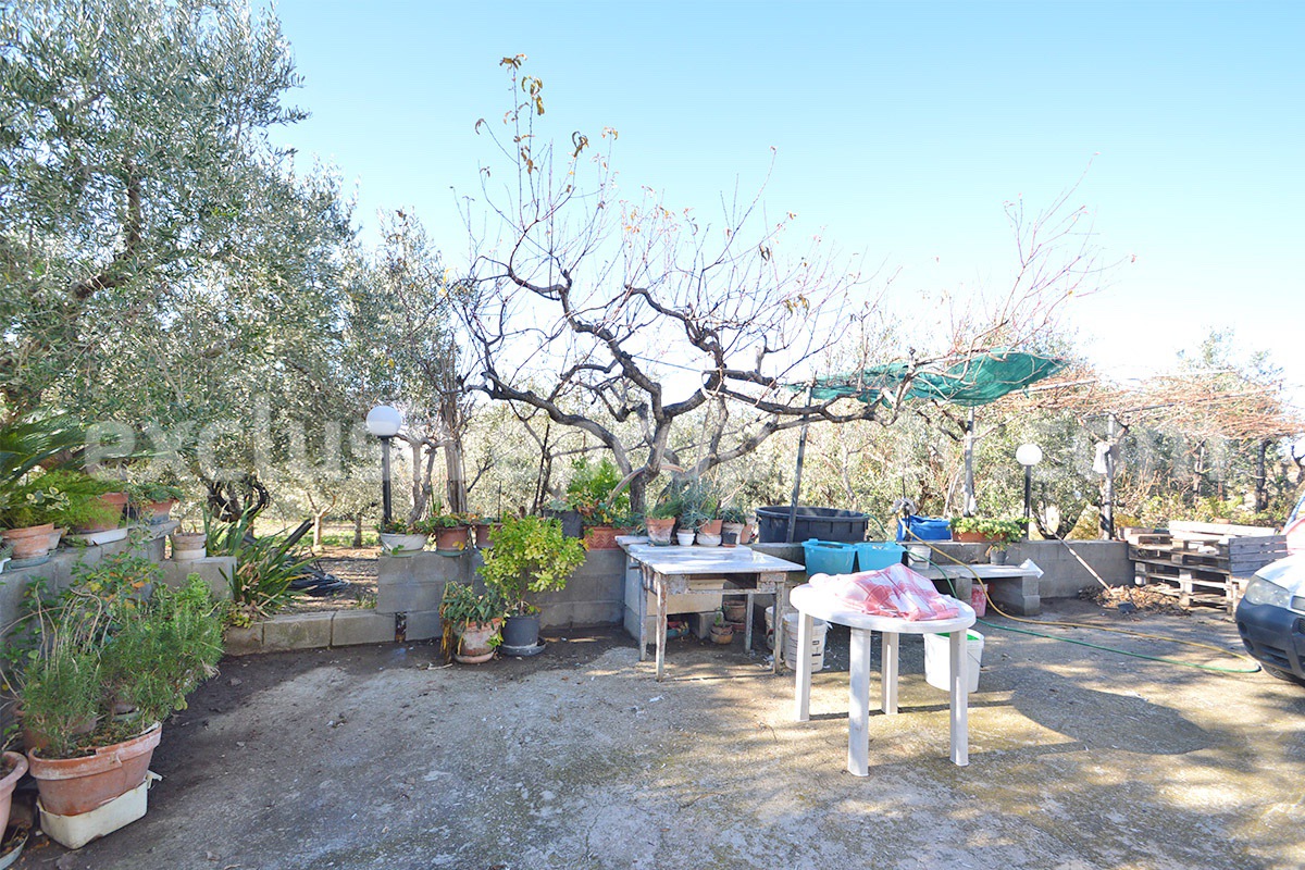 Detached property with amazing view on Majella mountain and lake for sale in Larino - Molise 9