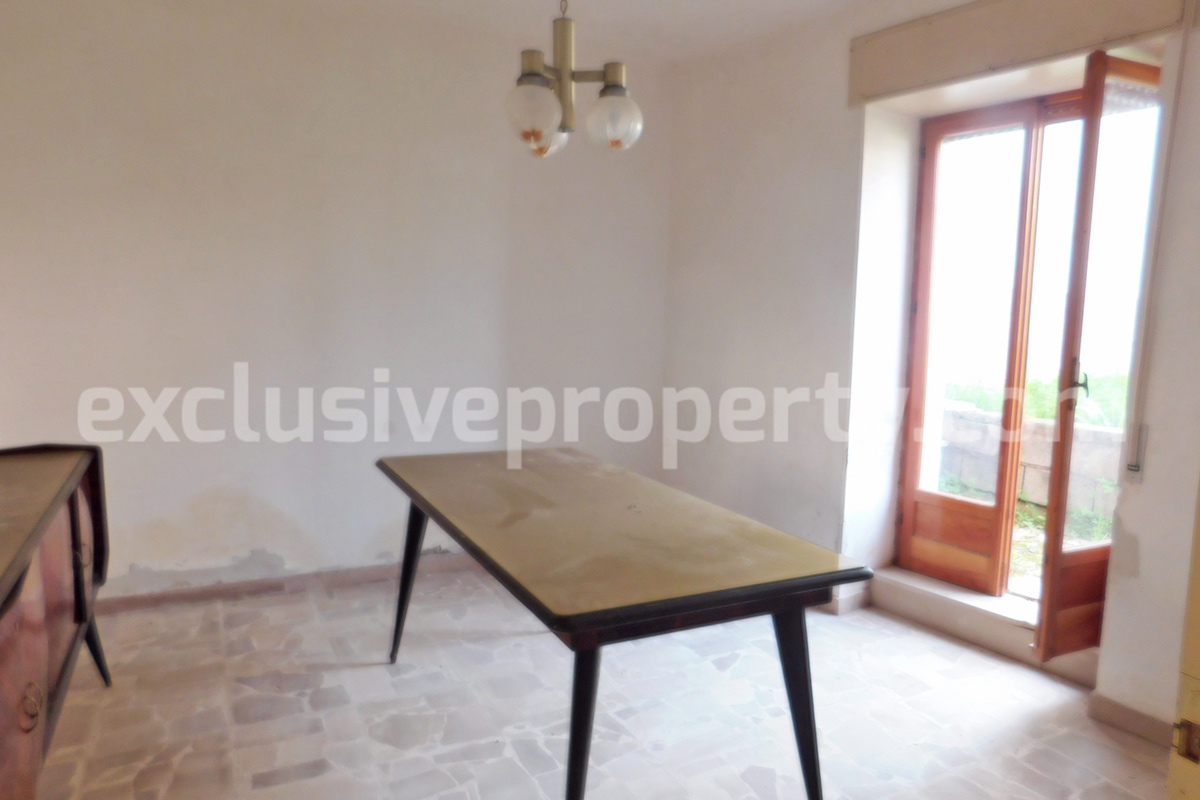 House with two independent apartments with terrace - garden and veranda for sale in Italy - Molise