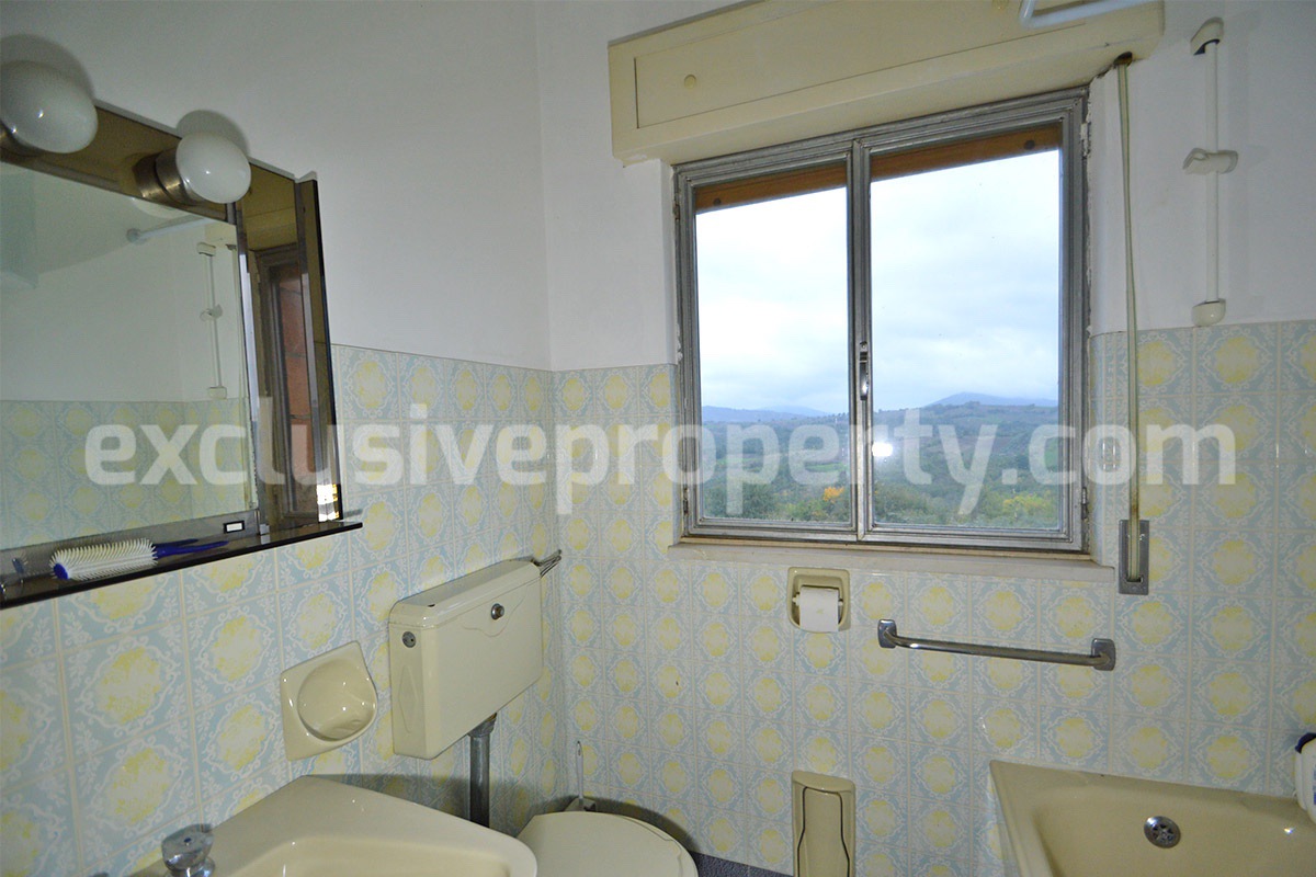 Spacious Country House for Sale with Panoramic Terrace and Land in Roccaspinalveti - Abruzzo - Ideal Italian Countryside Home