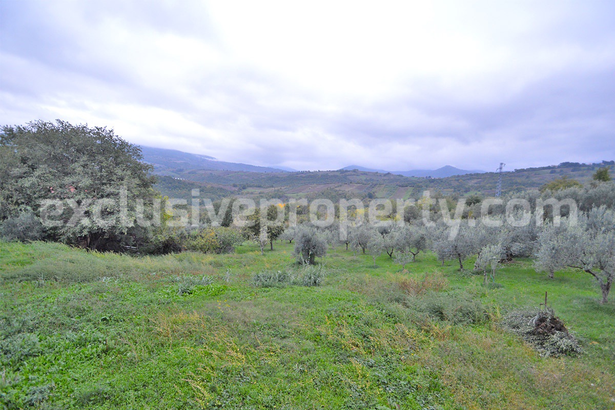 Spacious Country House for Sale with Panoramic Terrace and Land in Roccaspinalveti - Abruzzo - Ideal Italian Countryside Home