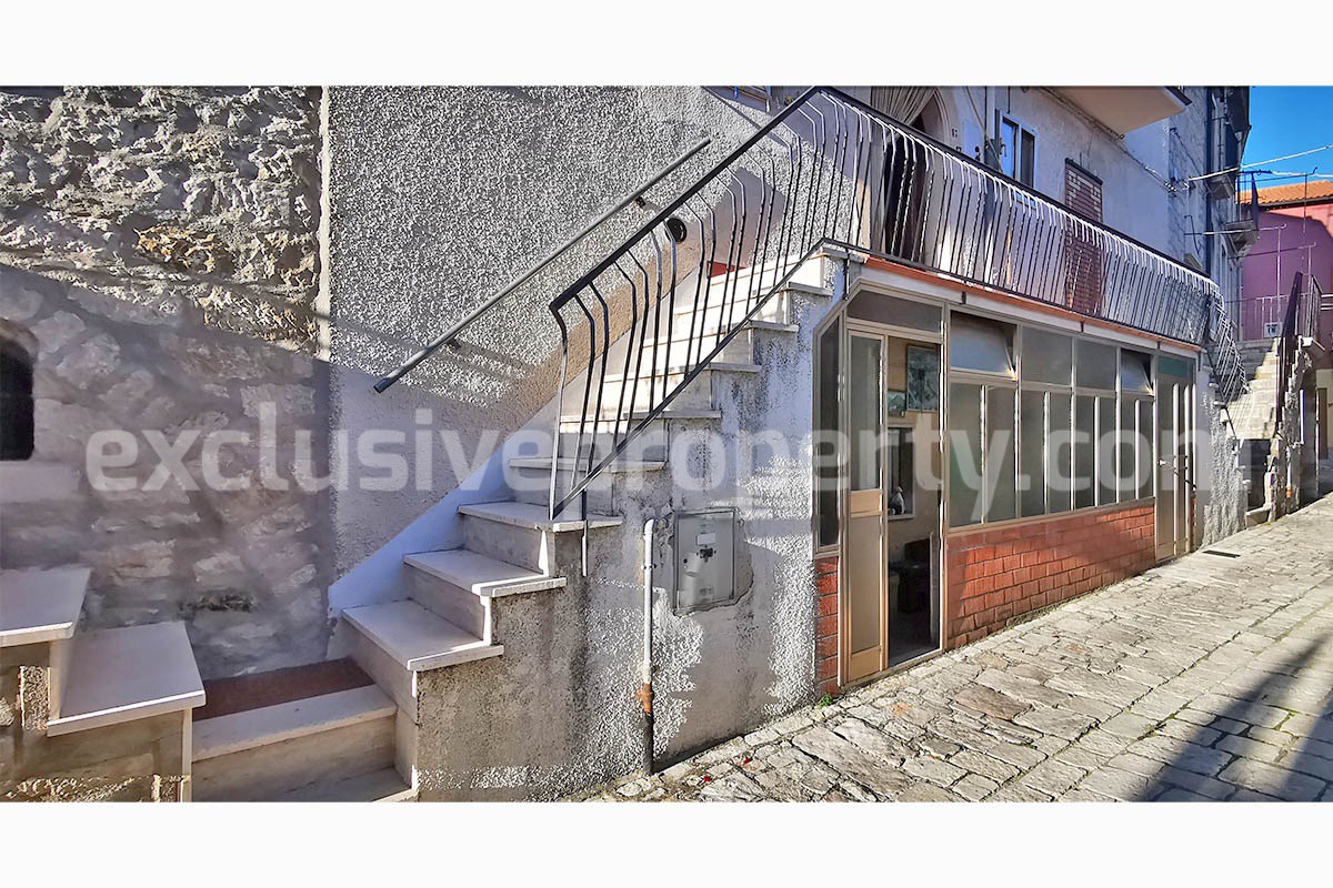 Furnished Habitable Town House for Sale in Molise -  Italy - Affordable Stone House in Good Condition