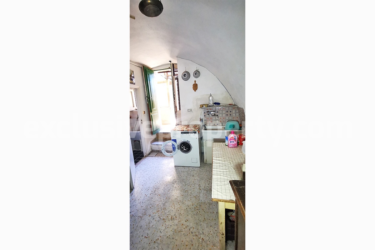 Furnished Habitable Town House for Sale in Molise -  Italy - Affordable Stone House in Good Condition