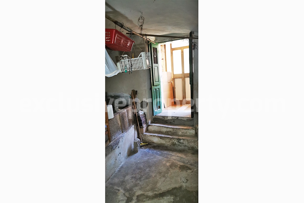 Furnished Habitable Town House for Sale in Molise -  Italy - Affordable Stone House in Good Condition