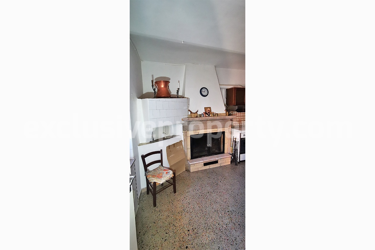 Furnished Habitable Town House for Sale in Molise -  Italy - Affordable Stone House in Good Condition