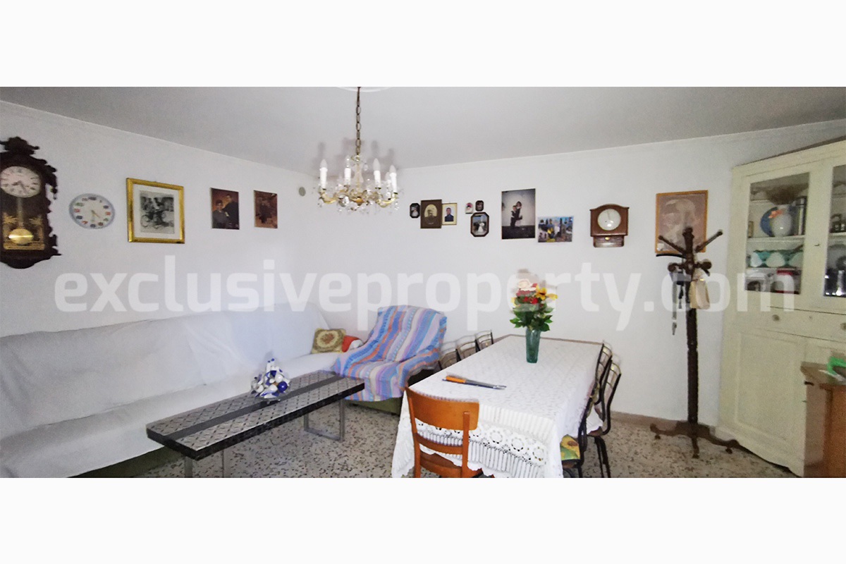 Furnished Habitable Town House for Sale in Molise -  Italy - Affordable Stone House in Good Condition