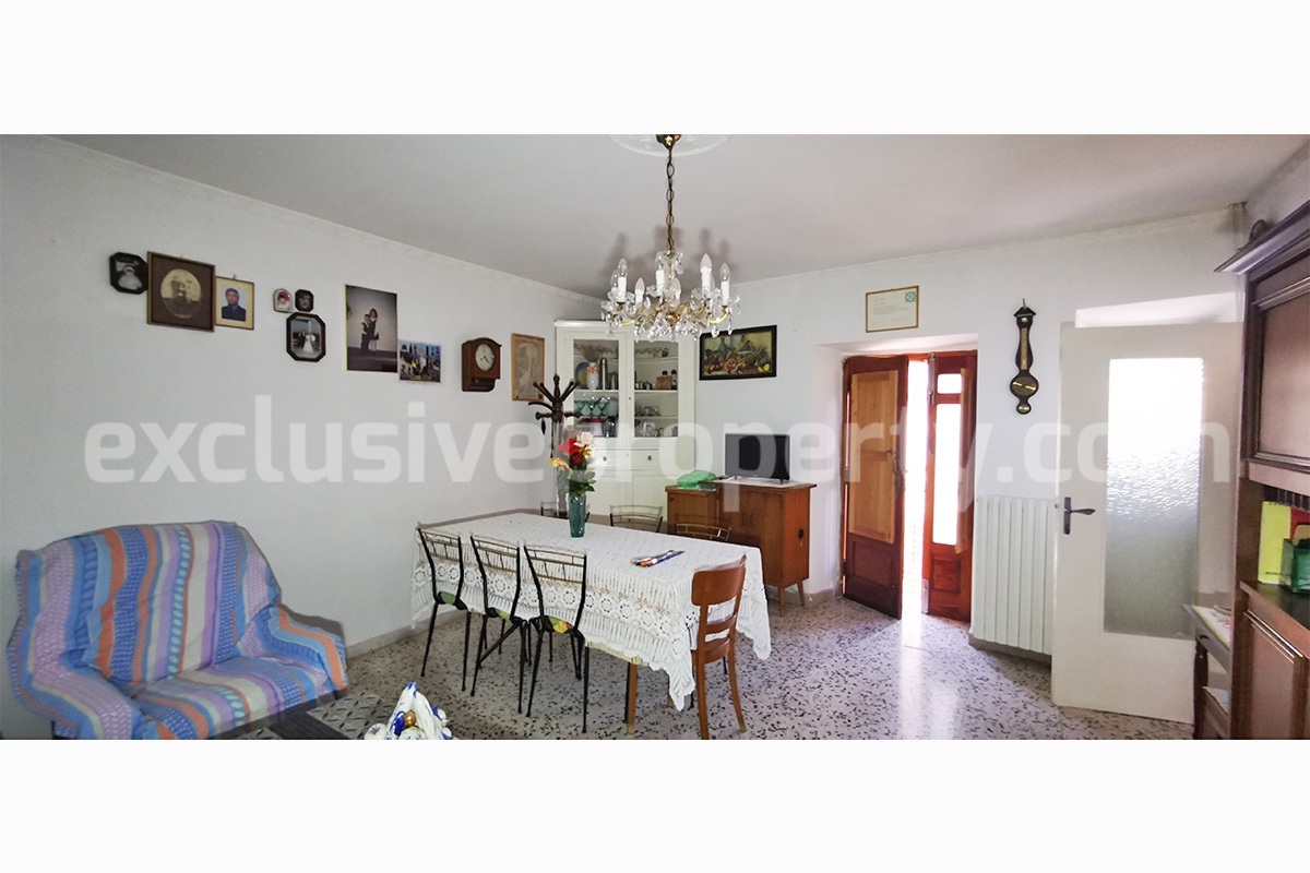 Furnished Habitable Town House for Sale in Molise -  Italy - Affordable Stone House in Good Condition