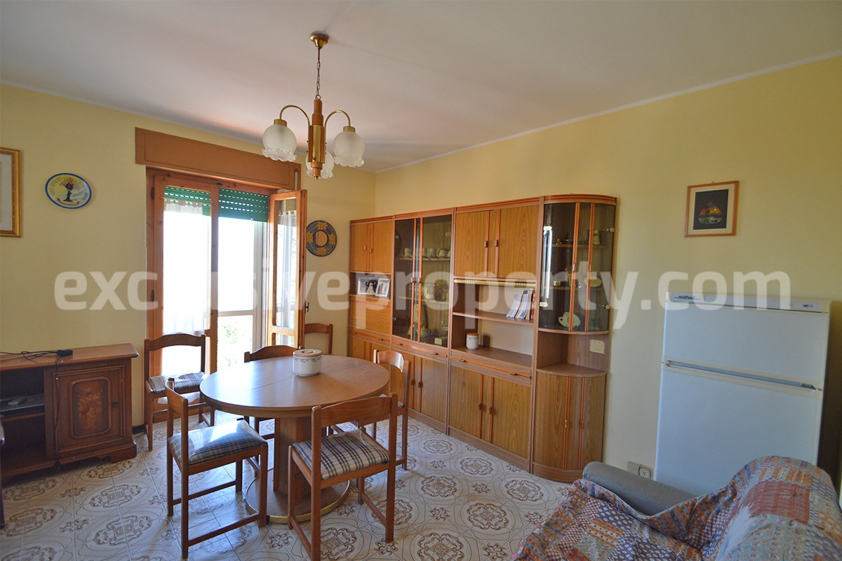 Habitable town house Sea View with garage For Sale in Tavenna - Molise