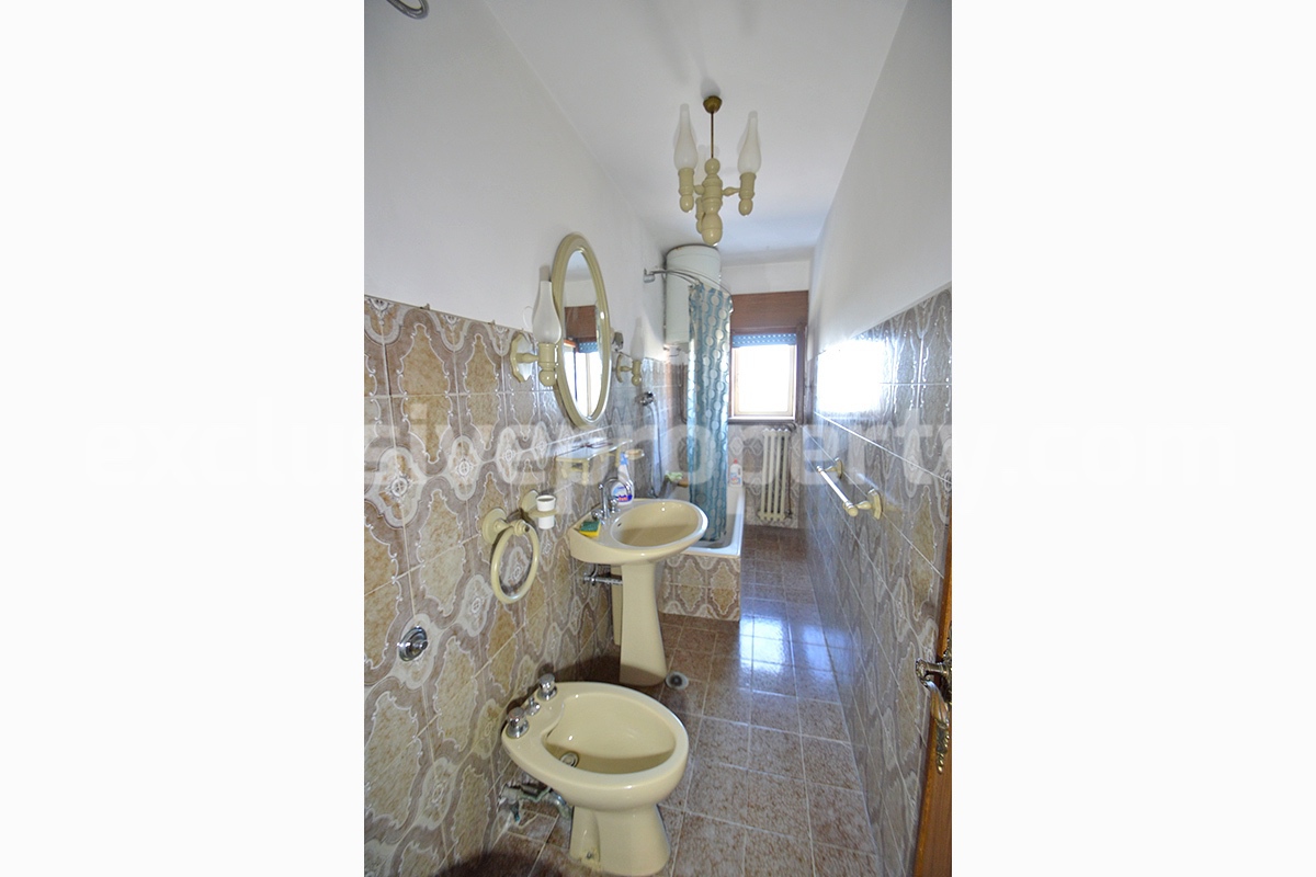 Large Town House with Panoramic Terraces - Garden - Cellar for Sale in Roccavivara - Molise