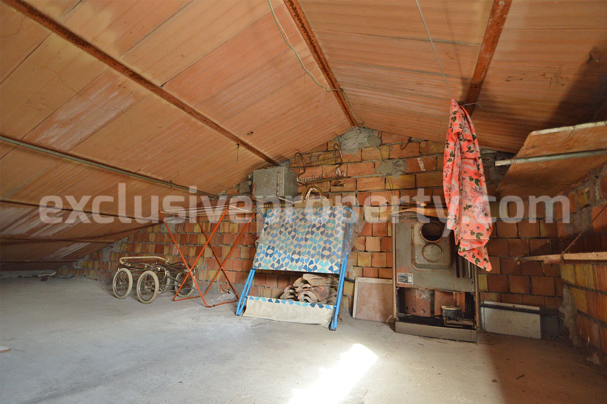 Large Town House with Panoramic Terraces - Garden - Cellar for Sale in Roccavivara - Molise